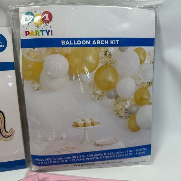 D24 Party Decorations- 5 piece party decorations, walking unicorn and arch ballo - Picture 2 of 4